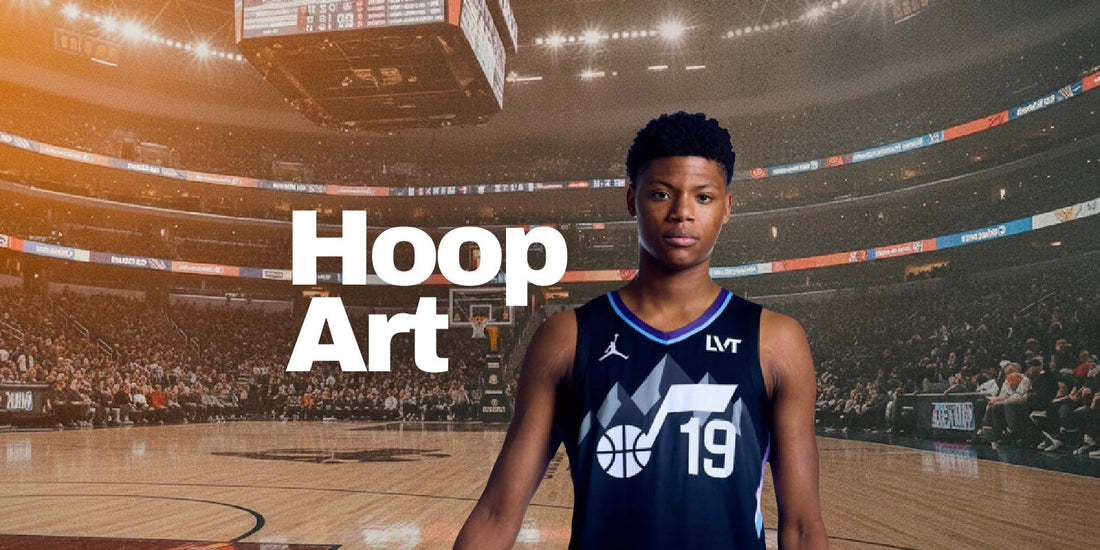 Article de blog Hoop Art : Ace Bailey débarque en NBA : quel impact pour le Utah Jazz cette saison ?