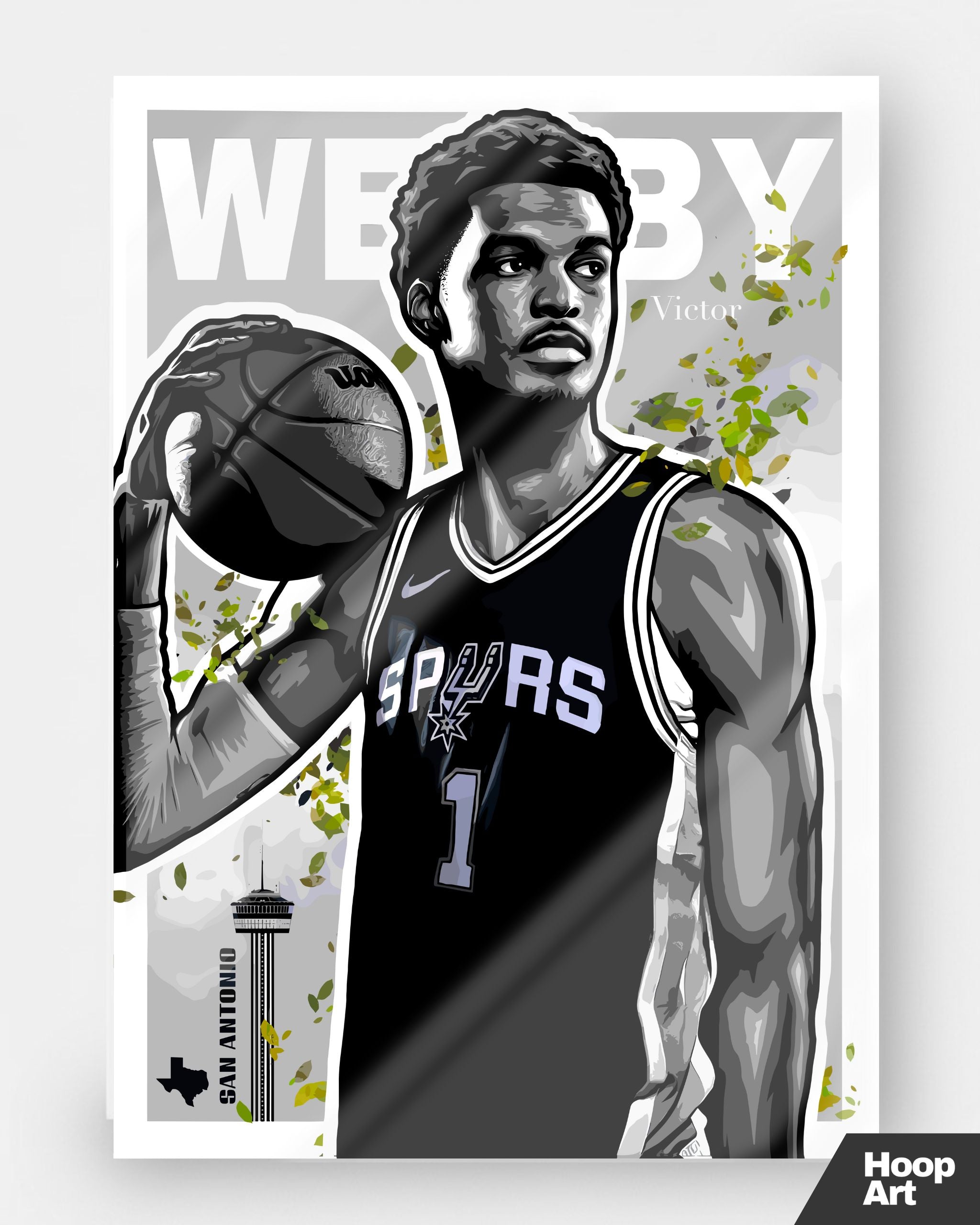 Poster NBA - Sans Cadre - Victor Wembanyama - Hoop Art